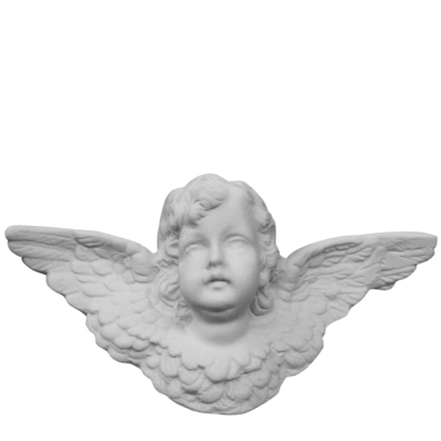 Cherub Relief Marble Statue